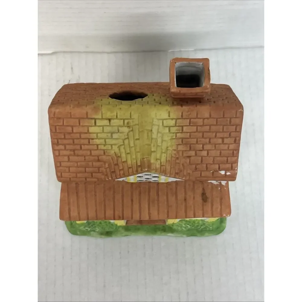 Partylite Tea Light Candle Holder Retired Houses P0599 Lemon Drop Inn - Picture 2 of 6